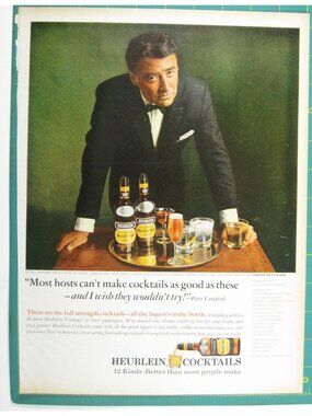Print Ad Heublein Cocktails Liquor 12 Kinds Better Most People Make MOD Fashion
